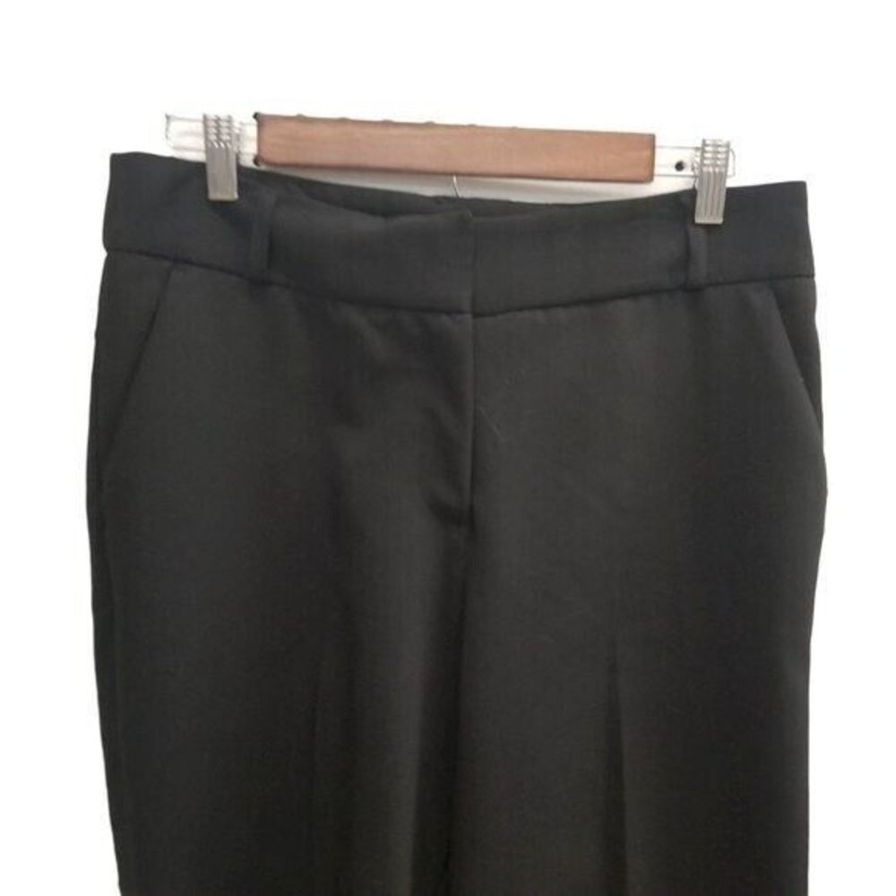 Cynthia Rowley Womens Size 8 Black Solid Cropped Dress Pants - Picture 4 of 9